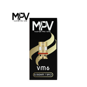 Résistances Serie VM (Pack de 5) - MPV - Compatible avec tous les clearomiseurs Voopoo Résistances Serie VM (Pack de 5) - MPV - Compatible avec tous les clearomiseurs Voopoo