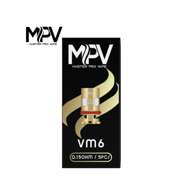 Lot de 5 résistances Serie VM - MPV - Compatible avec tous les clearomiseurs Voopoo