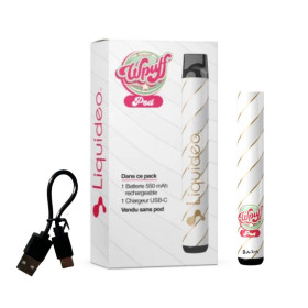 Batterie + chargeur USB-C - Wpuff Pod - Liquideo Batterie + chargeur USB-C - Wpuff Pod - Liquideo