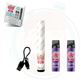 Starter Kit Blanc avec 2 cartouches - Wpuff Pod - Liquideo Starter Kit Blanc avec 2 cartouches - Wpuff Pod - Liquideo