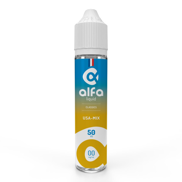 Tabac USA-Mix 50 ml (avec ou sans boosters) - Alfaliquid