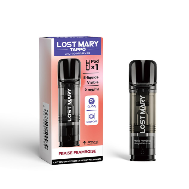 Cartouche préremplie Tappo Air Puff (0, 10 ou 20mg/mL) - Lost Mary