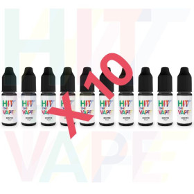 Lot de 10 boosters de nicotine 20mg/mL - Hit The Vape Lot de 10 boosters de nicotine 20mg/mL - Hit The Vape
