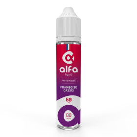 Framboise Cassis 50 ml 0mg - Alfaliquid Framboise Cassis 50 ml 0mg - Alfaliquid