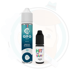 Menthe Glaciale 50mL avec boosters de nicotine - Alfaliquid Menthe Glaciale 50mL avec boosters de nicotine - Alfaliquid