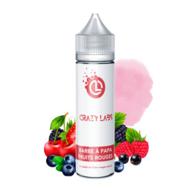 Barbe à Papa Fruits Rouges 50mL - Crazy Labs Barbe à Papa Fruits Rouges 50mL - Crazy Labs