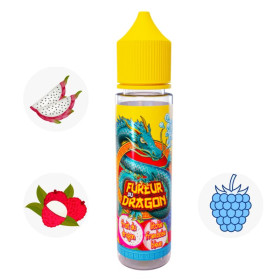 Fruit du Dragon Litchi - Framboise Bleue 50 ml - Le Vapoteur Breton Fruit du Dragon Litchi - Framboise Bleue 50 ml - Le Vapoteur Breton