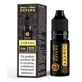Cubana 20mg/mL Sels de Nicotine - Xo Havana Cubana 20mg/mL Sels de Nicotine - Xo Havana
