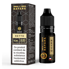 Retto 20mg/mL Sels de Nicotine - Xo Havana Retto 20mg/mL Sels de Nicotine - Xo Havana