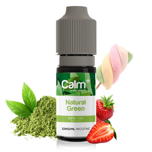 CBD + Nicotine goût chanvre Calm+