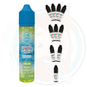 Virgin Mojito 50 ml avec booster(s) de nicotine - Granita par Alfaliquid Virgin Mojito 50 ml avec booster(s) de nicotine - Granita par Alfaliquid