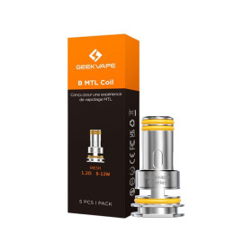 Résistances B Series MTL pour Z Nano MTL (pack de 5) - Geekvape Résistances B Series MTL pour Z Nano MTL (pack de 5) - Geekvape