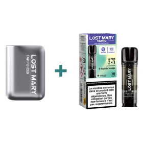 Kit Tappo Air Puff à composer (1 batterie + 1 cartouche) - Lost Mary Kit Tappo Air Puff à composer (1 batterie + 1 cartouche) - Lost Mary