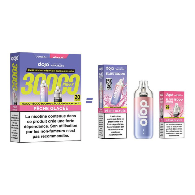 Puff rechargeable Blast Bundle 30K (30 000 Puffs) - Dojo by Vaporesso