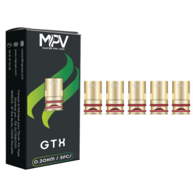 Résistances GTX (pack de 5) - MPV - Compatible Vaporesso Résistances GTX (pack de 5) - MPV - Compatible Vaporesso