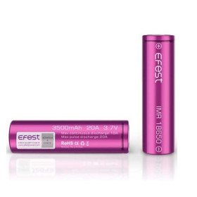 Accu Efest IMR 18650 - 3500 mah (20 A) Accu Efest IMR 18650 - 3500 mah (20 A)
