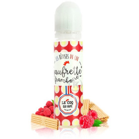 Gaufrette Framboise 50 ml - Le Coq Qui Vape Gaufrette Framboise 50 ml - Le Coq Qui Vape