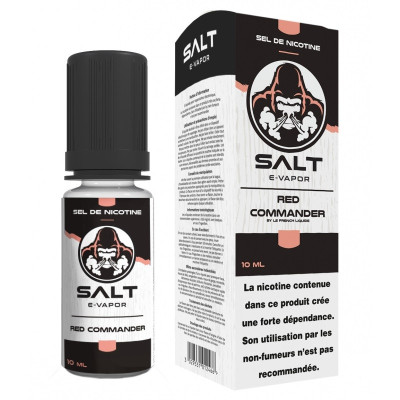 Red Commander - SALT E-VAPOR, acheter e liquide aux sels de nicotine