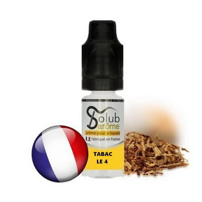 Tabac FR4 Solubarome, acheter arôme concentré français pas cher