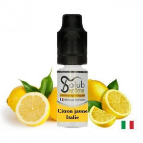 Citron Jaune Italie Solubarome, acheter arôme concentré français pas cher