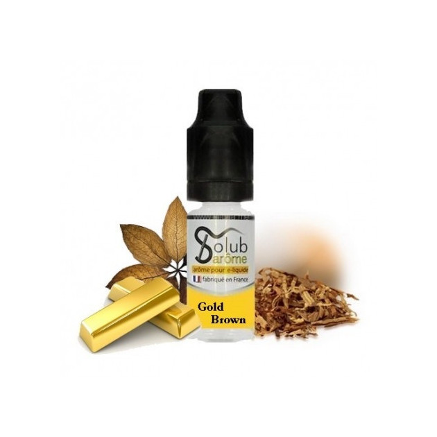 Tabac Gold Brown arôme concentré - Solubarome