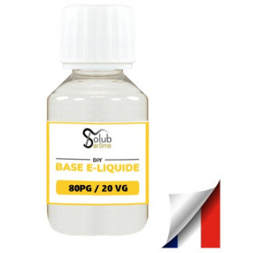 Base 115 ml 80/20 (PG-VG) Solubarome pour fabriquer e liquide pas cher