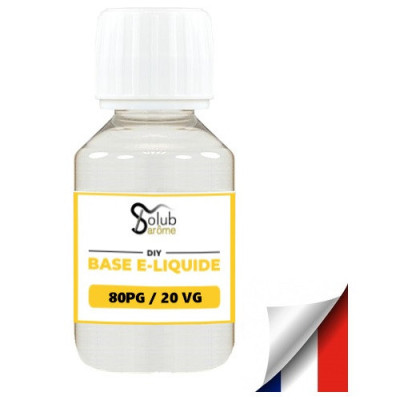 Base 115 ml 80/20 (PG-VG) Solubarome pour fabriquer e liquide pas cher