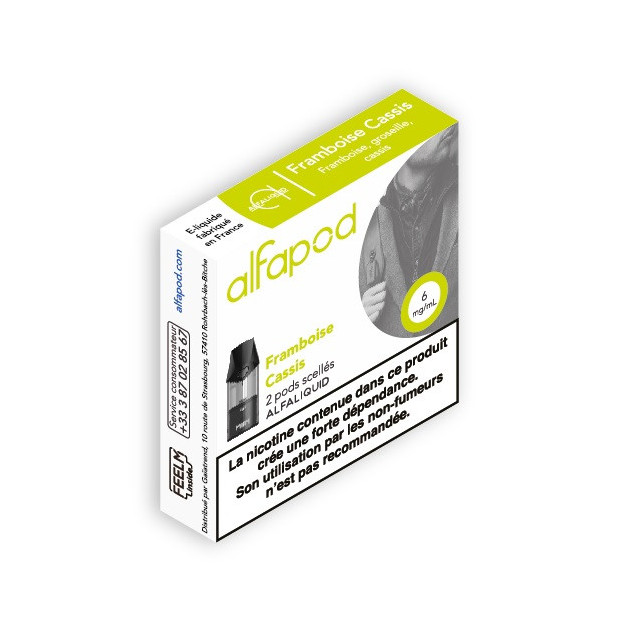 Pod Framboise Cassis (DLUO Dépassée)- (lot de 2) - Alfapod