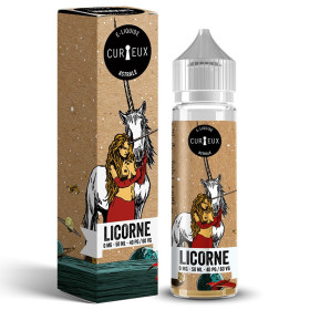Licorne 50 ml - Curieux e-liquides Licorne 50 ml - Curieux e-liquides