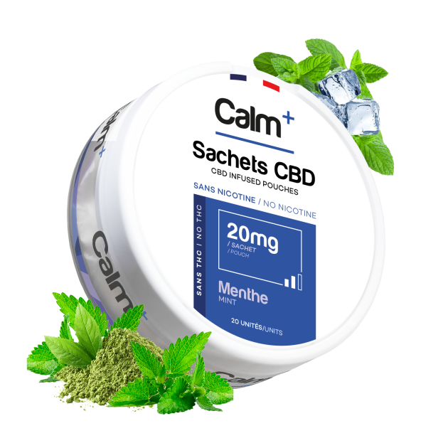 Sachets CBD 20 mg/sachet - Calm+ by Fuu