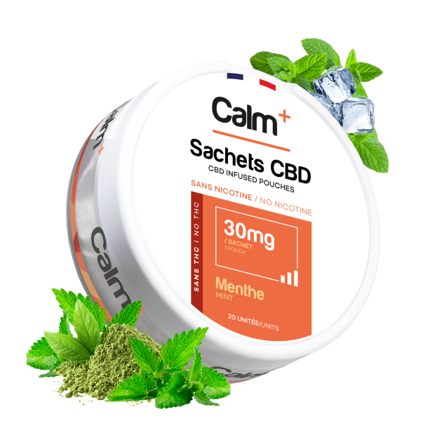 Sachets CBD 30 mg/sachet - Calm+ by Fuu